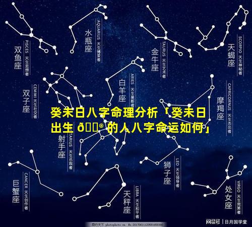 癸未日八字命理分析「癸未日出生 💮 的人八字命运如何」